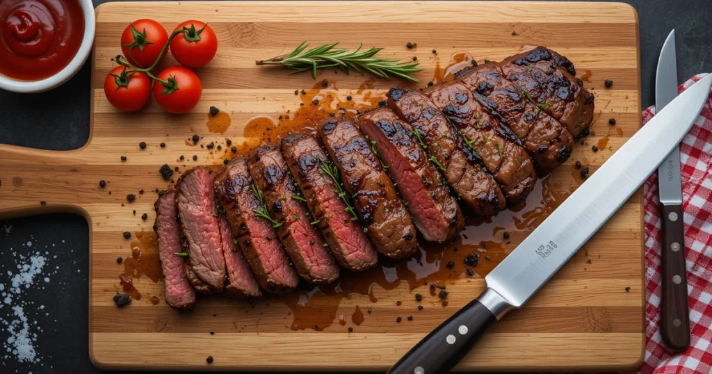 Grilled beef tenderloin
