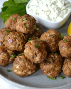 Greek Lamb Meatballs