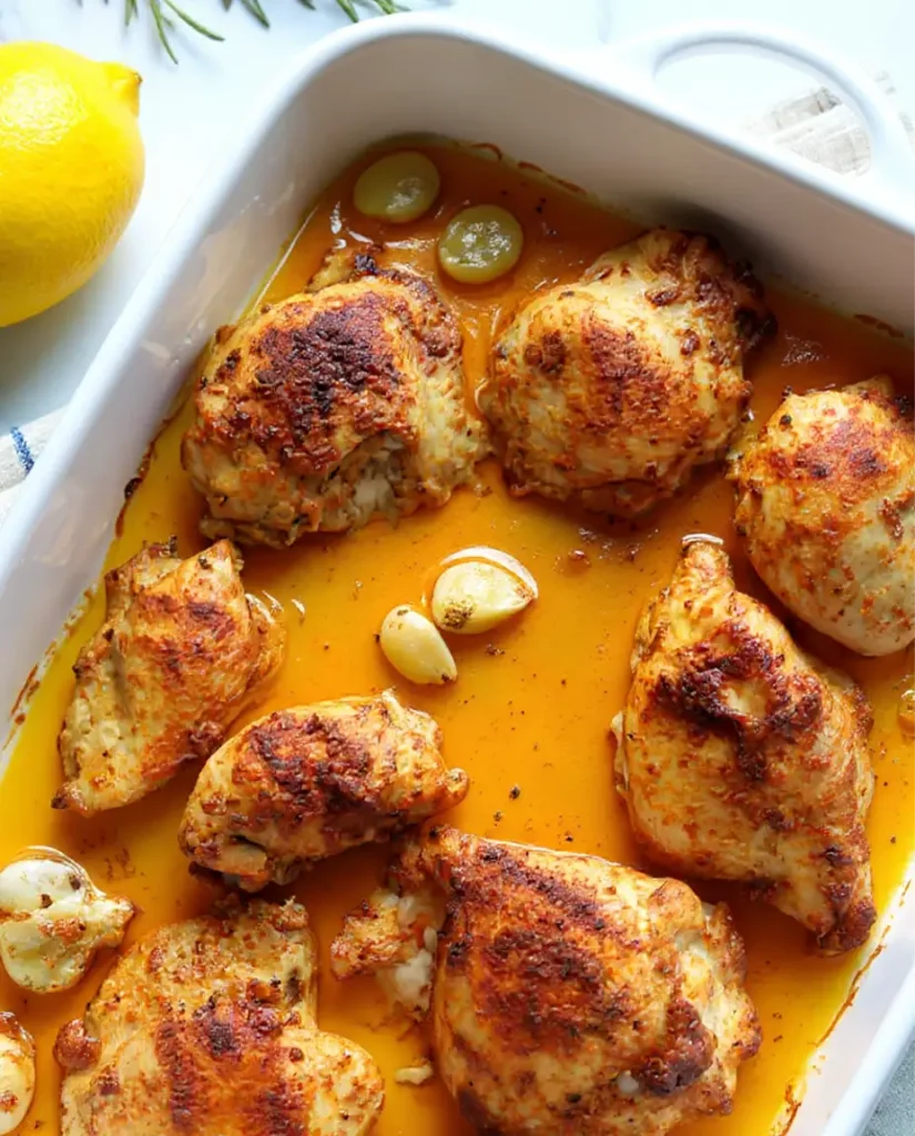Roast Chicken Thighs in Oven