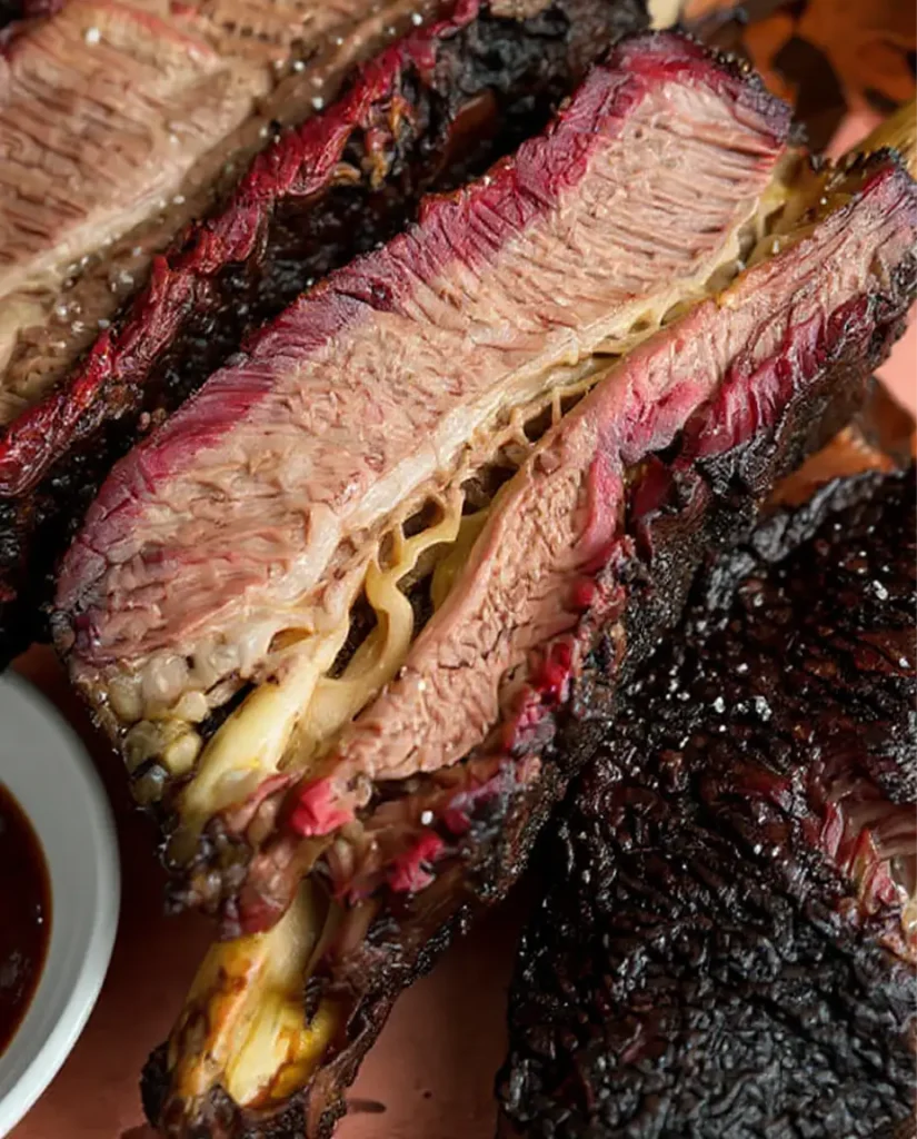 Smoked Beef Ribs serving