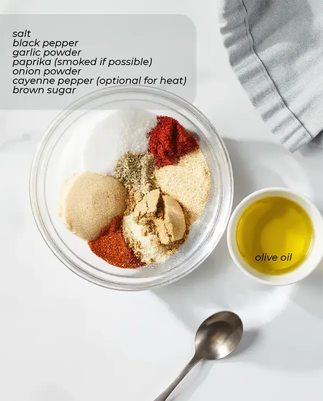 Air Fryer Ribs ingredients
