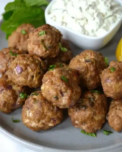 Greek Lamb Meatballs
