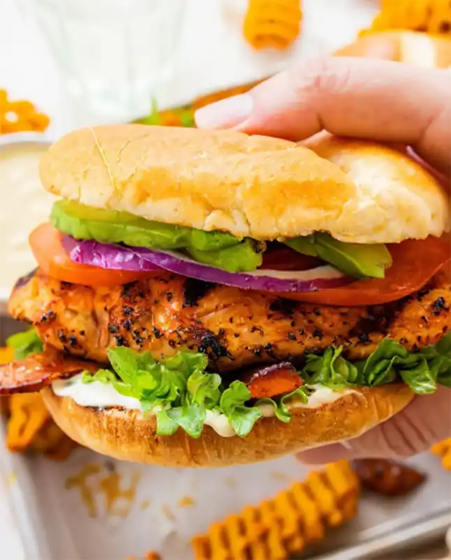 Grilled Chicken Sandwich serving