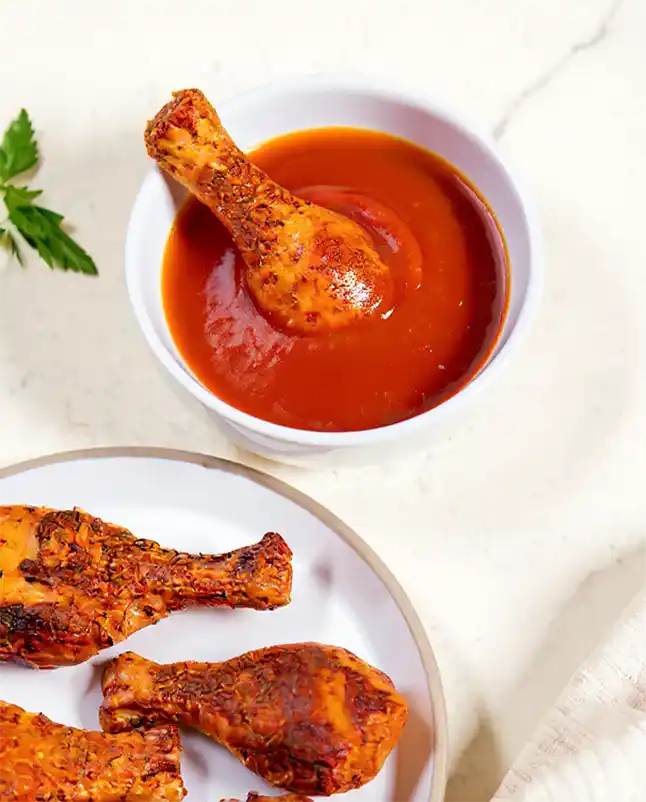 Smoked Chicken Drumsticks serving