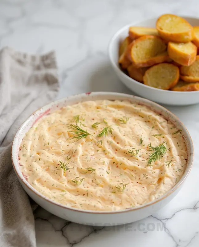 Smoked Salmon Dip serv