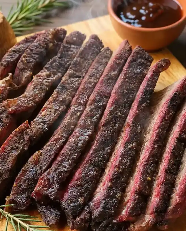 Tender Chuck Roast on a Pellet Grill serv