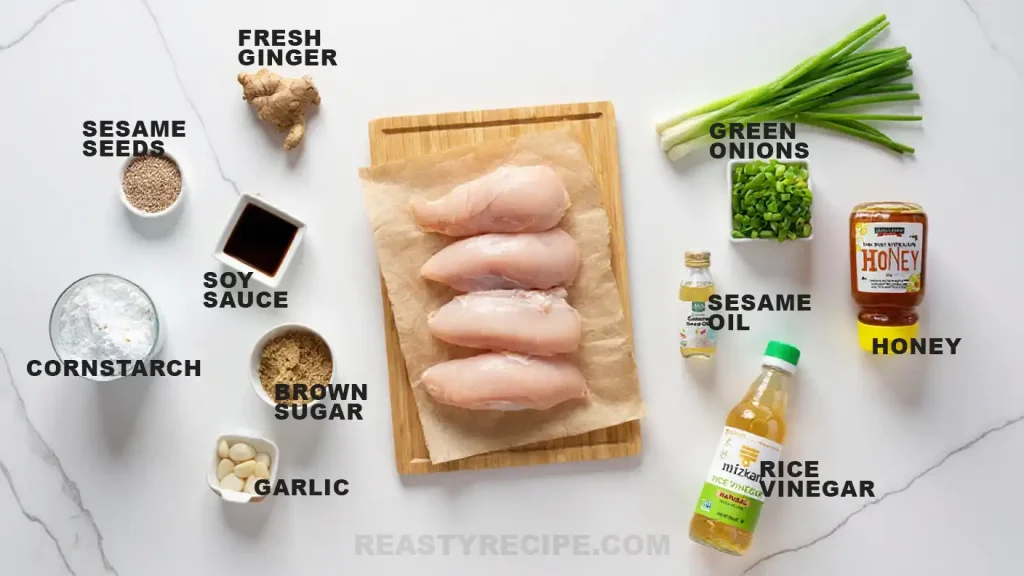 Grilled Teriyaki Chicken ingr