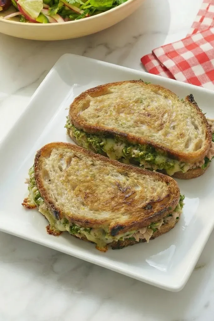 Tuna Pesto Grilled Sandwich